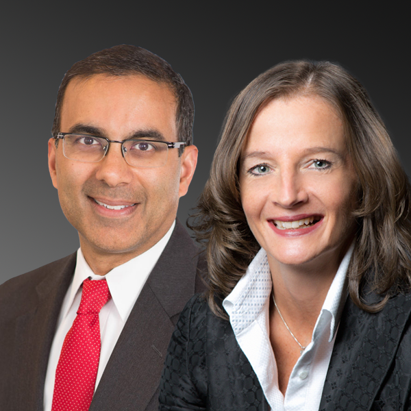 Kishore Rao and Heather Peirce