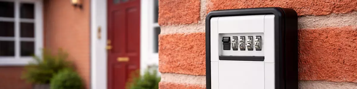 En nøgleboks er en sikker og praktisk måde at opbevare dine nøgler på uden for boligen. Hos Aros Forsikring er det tilladt at anvende en godkendt nøgleboks, så længe den lever op til vores sikkerhedskrav. Her kan du læse mere om fordelene og vores anbefaling af en godkendt løsning.