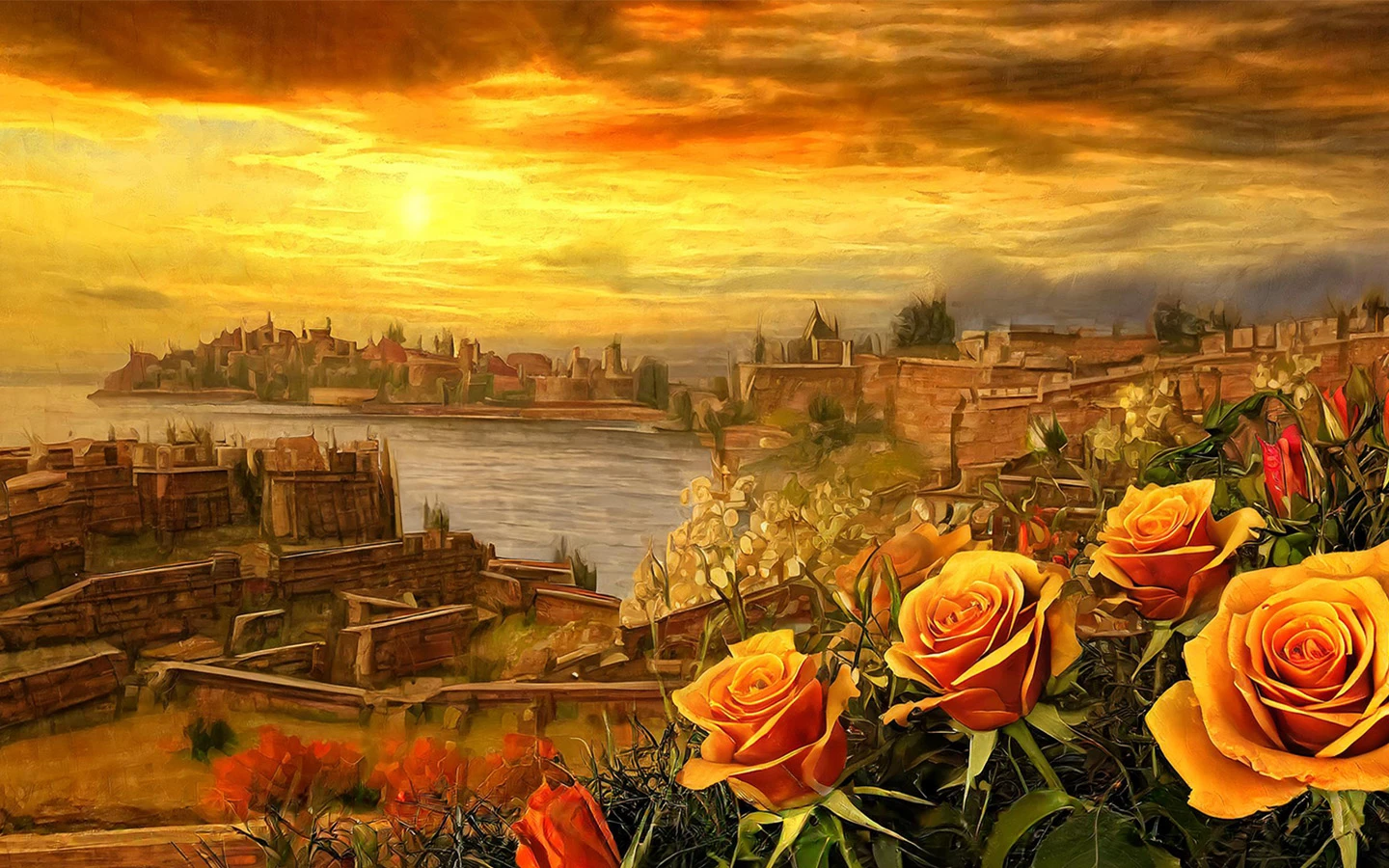 Flamenco Roses
