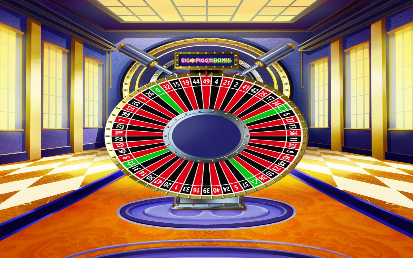 Big Piggy Bank Big Wheel