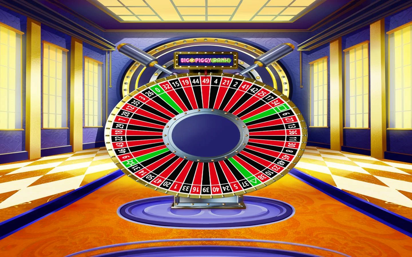 Big Piggy Bank Big Wheel