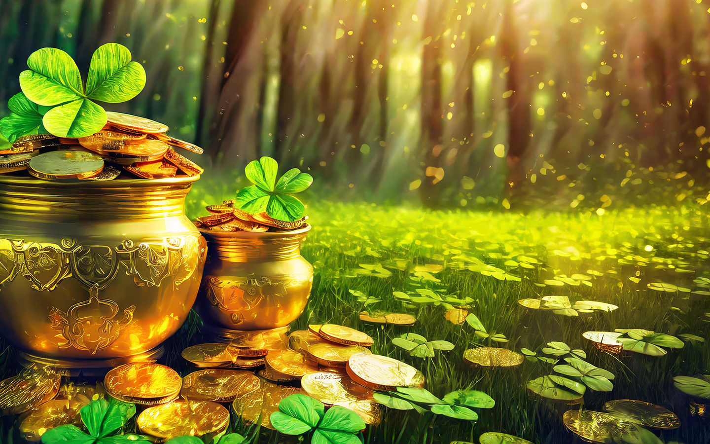 Rainbow Riches Pots of Gold