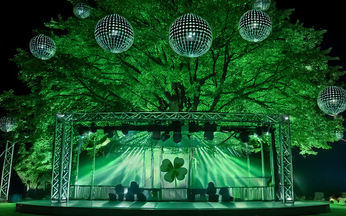 24k Gold Shamrock On