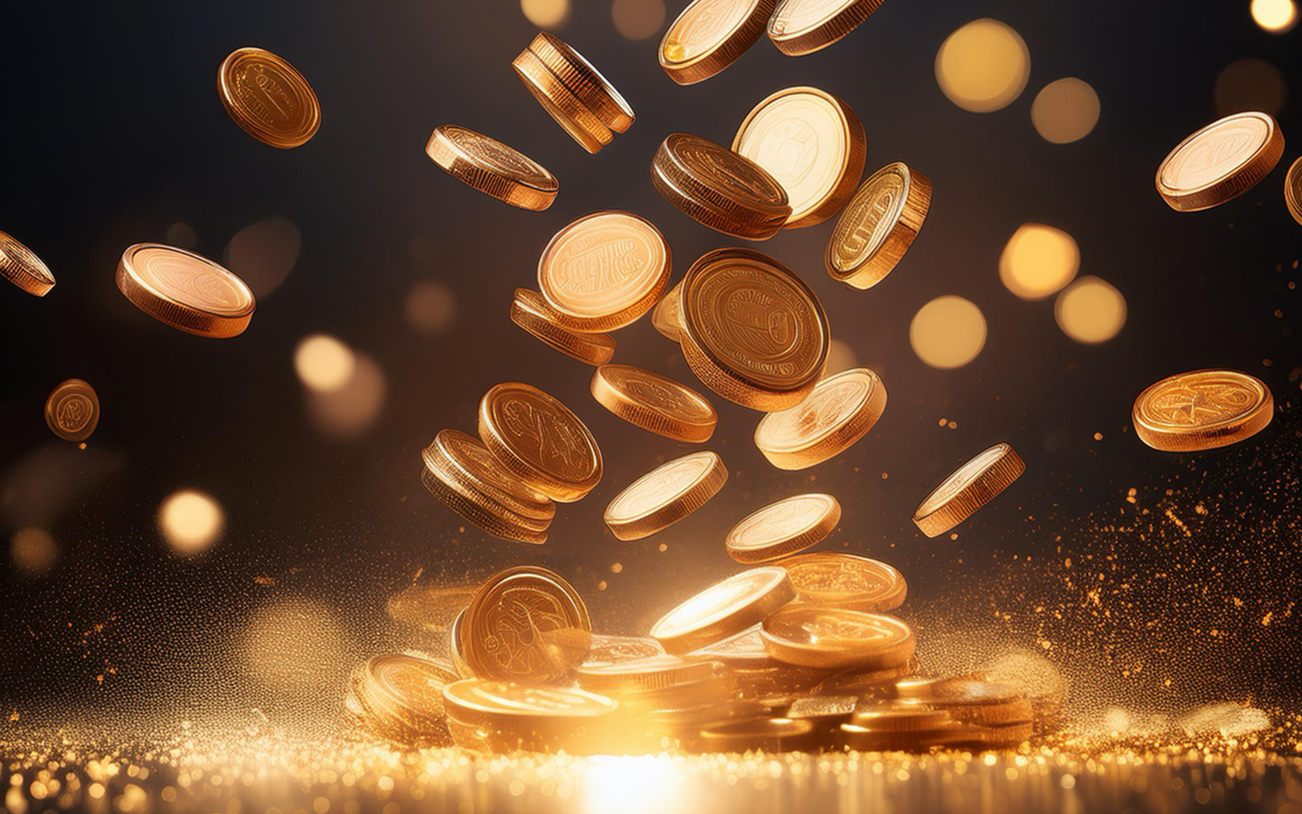 64 Gold Coins Hold and Win