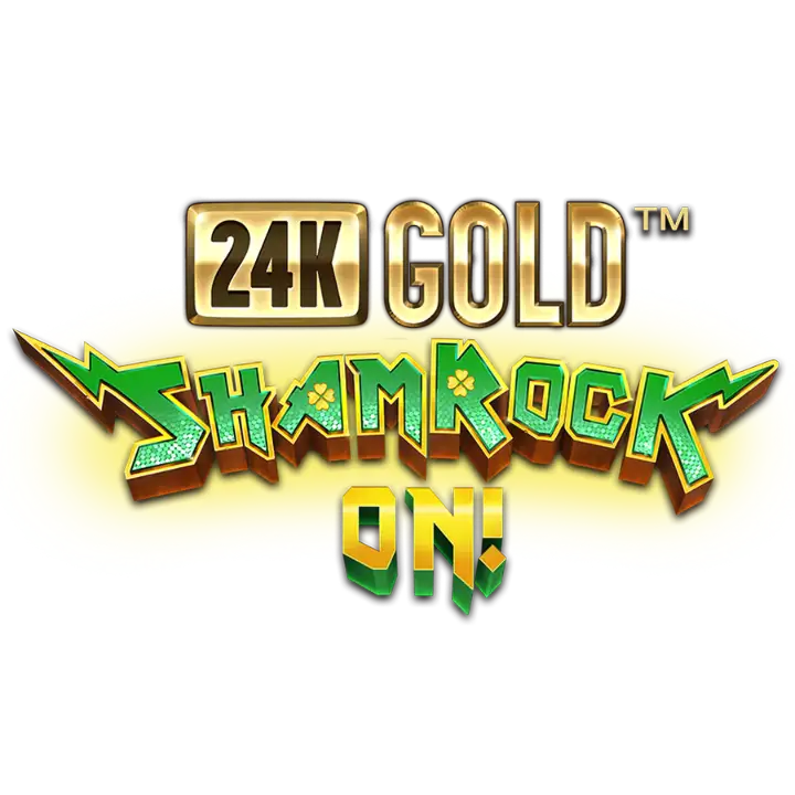 24k Gold Shamrock On