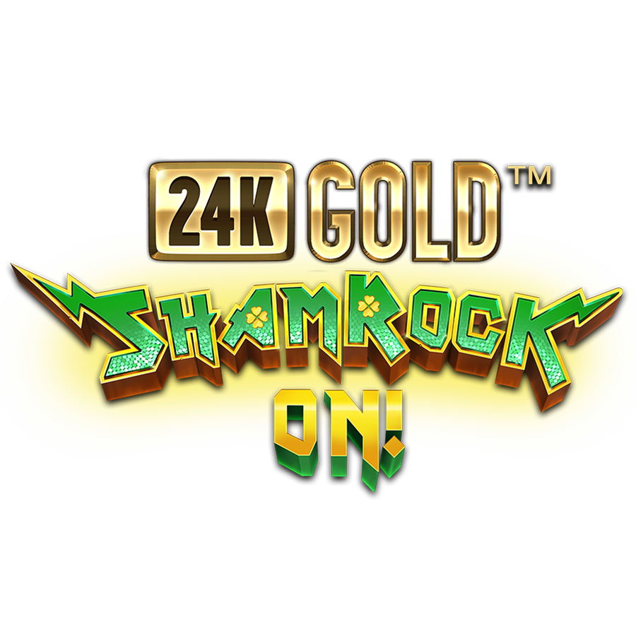 24k Gold Shamrock On