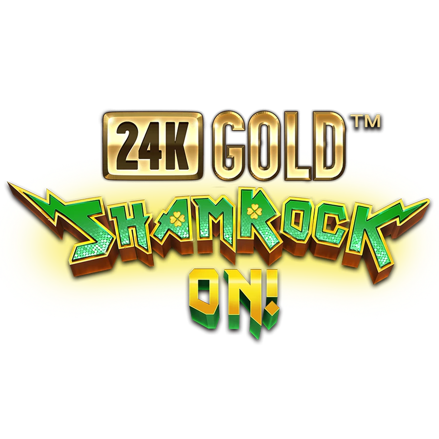 24k Gold Shamrock On