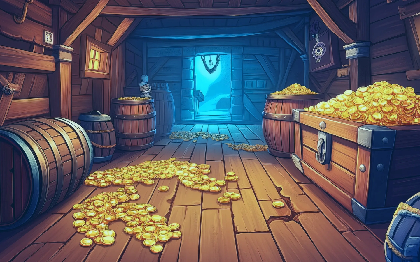 Pirate's Fortune Gold - Hold and Respin