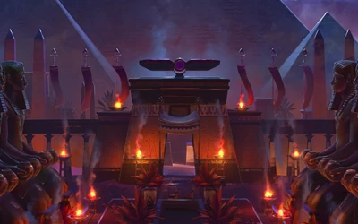 Khonsu God of Moon - Mega Fire Blaze