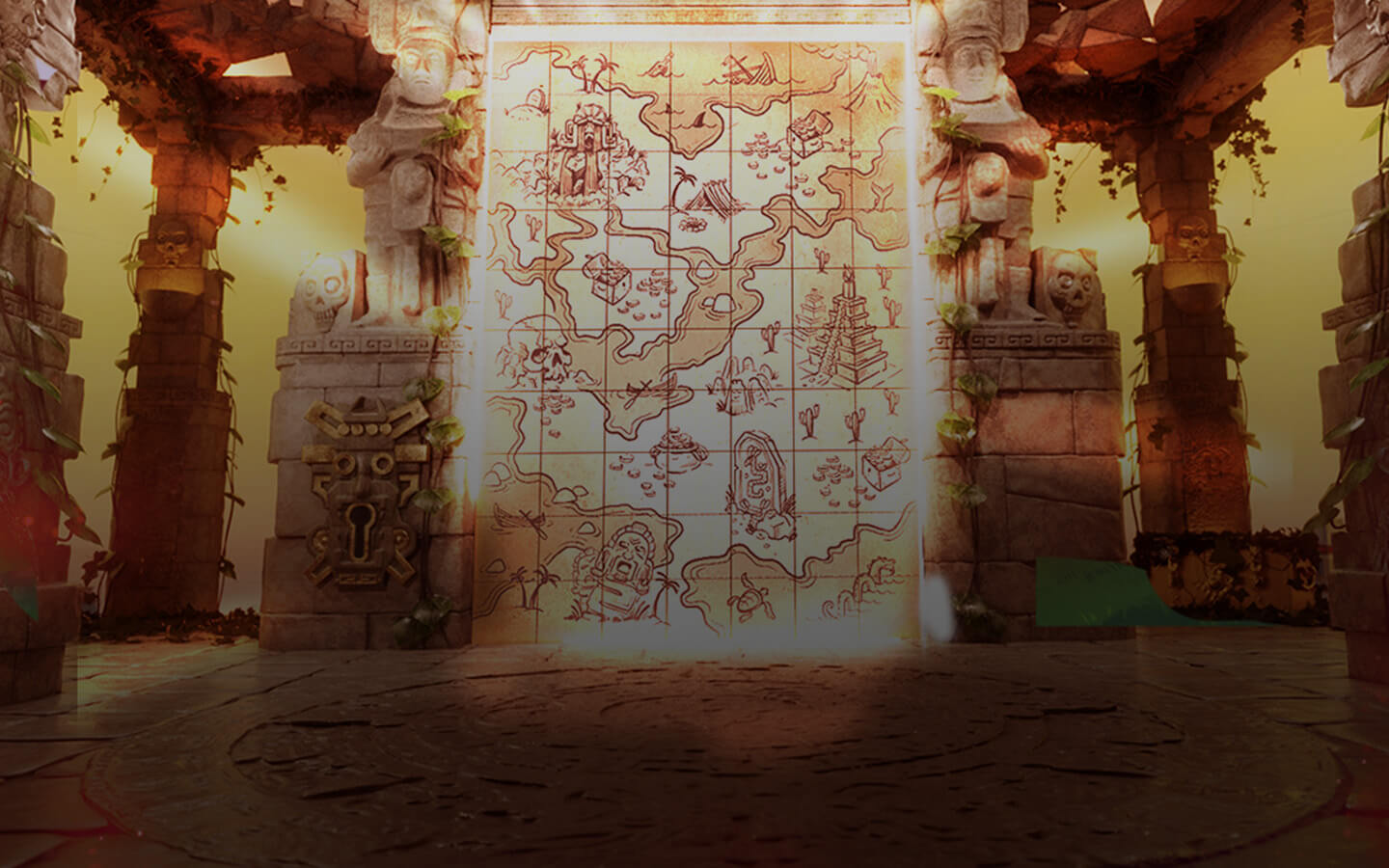 Live Gonzo`s Treasure Map