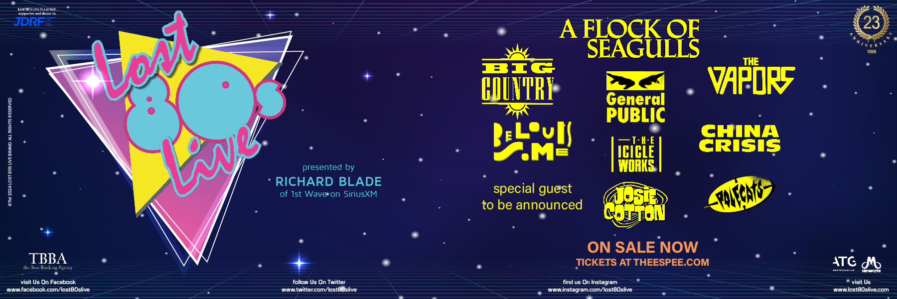Richard Blade presents Lost 80s Live | Official Box Office