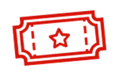 Red ticket icon