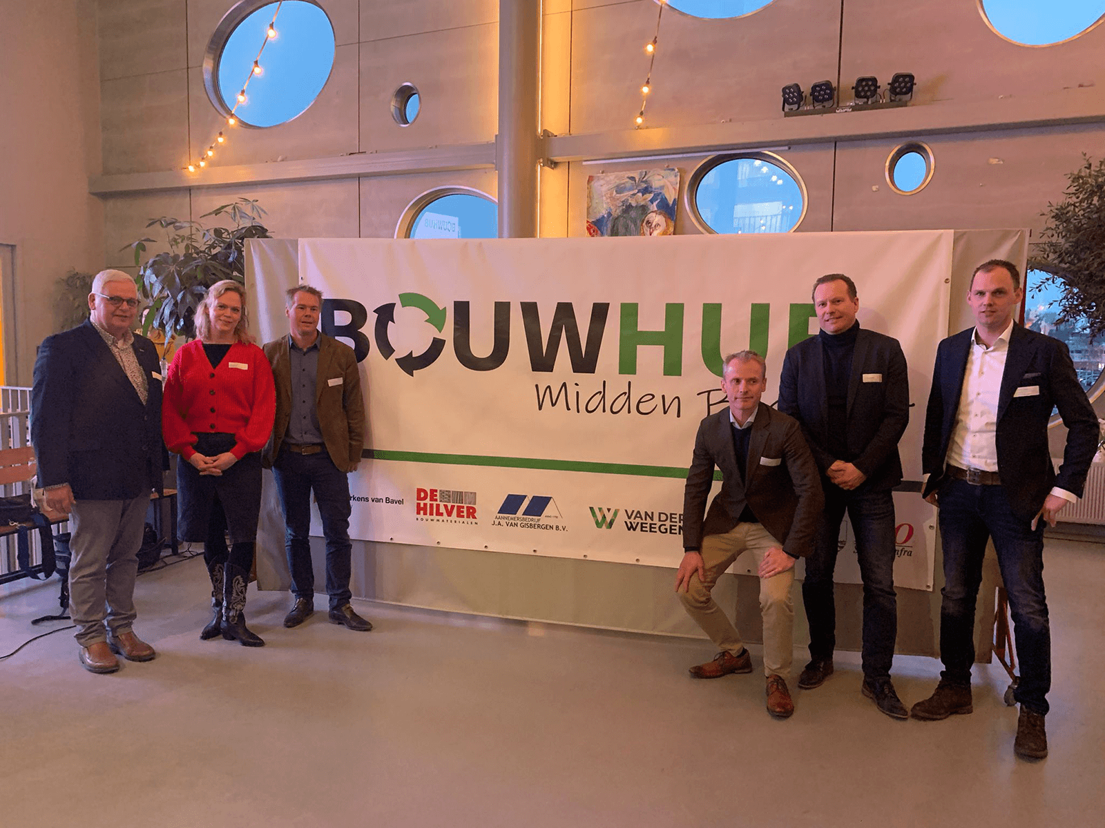 Onthulling logo startsein voor Bouwhub Midden Brabant