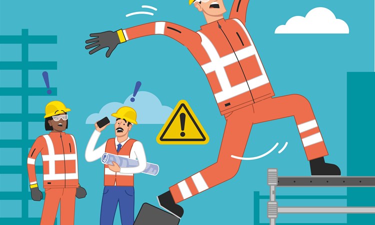 Vallen van hoogte in de top 5 veiligheidsrisico’s in de bouw