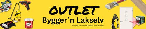 Outlet-produkter hos Bygger'n Lakselv