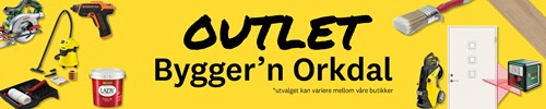 Outlet-produkter hos Bygger'n Orkdal