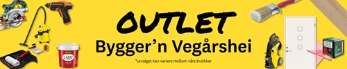 Outlet-produkter hos Bygger'n Vegårshei