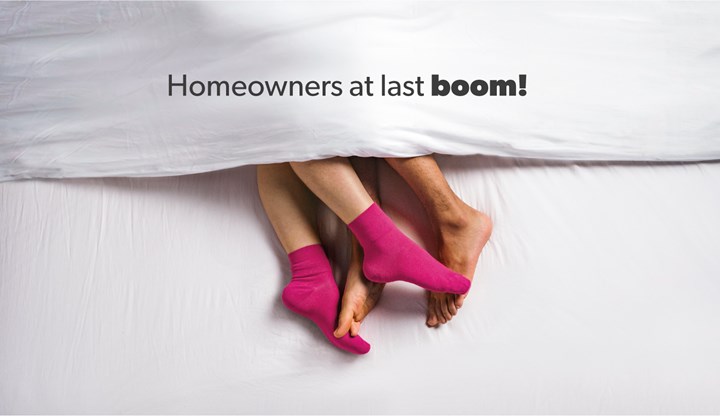 Feet Image In Bed with Tagline