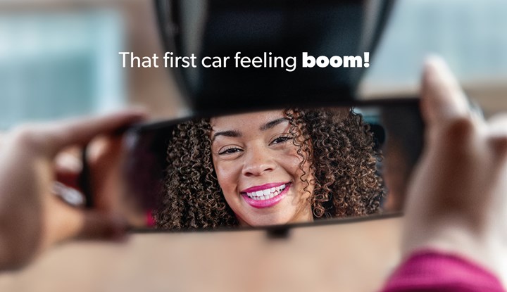 New Car Feeling Hero Banner with Tagline