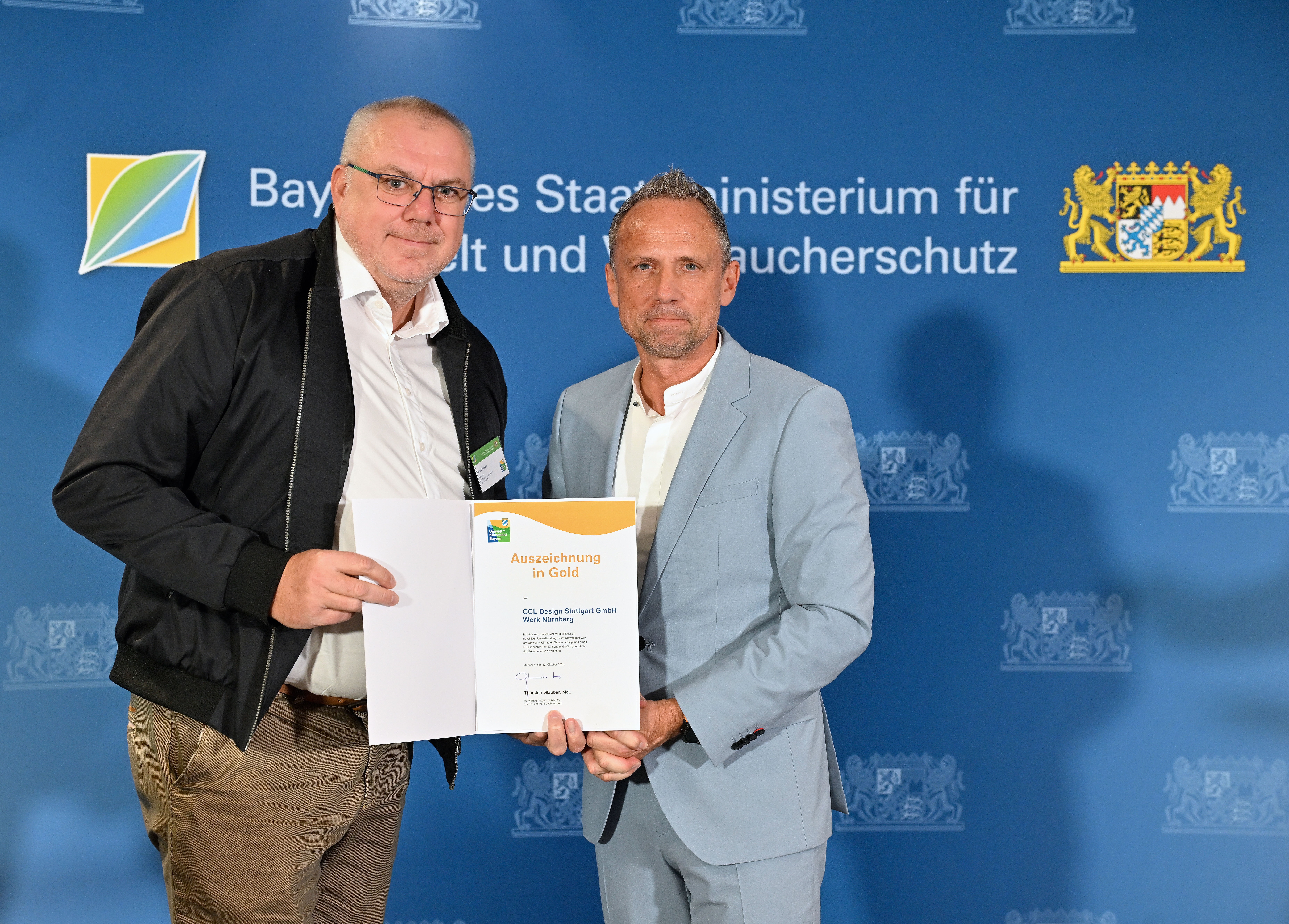 Nuremberg Plant Receives Gold Recognition for Environmental Commitment