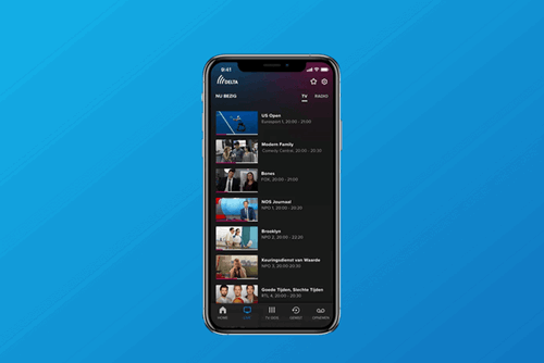 De DELTA TV-app