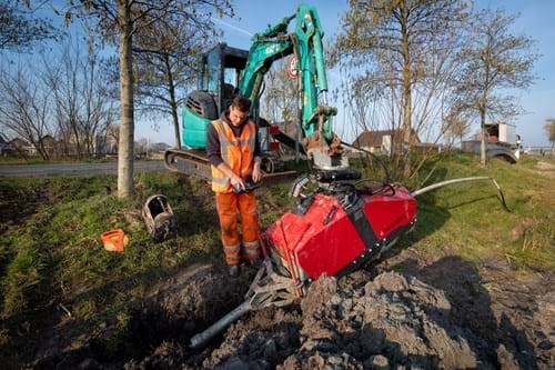Geslaagde gestuurde boring ’s-Gravezandsevaart