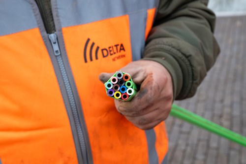 Materialen voor de aanleg van glasvezel