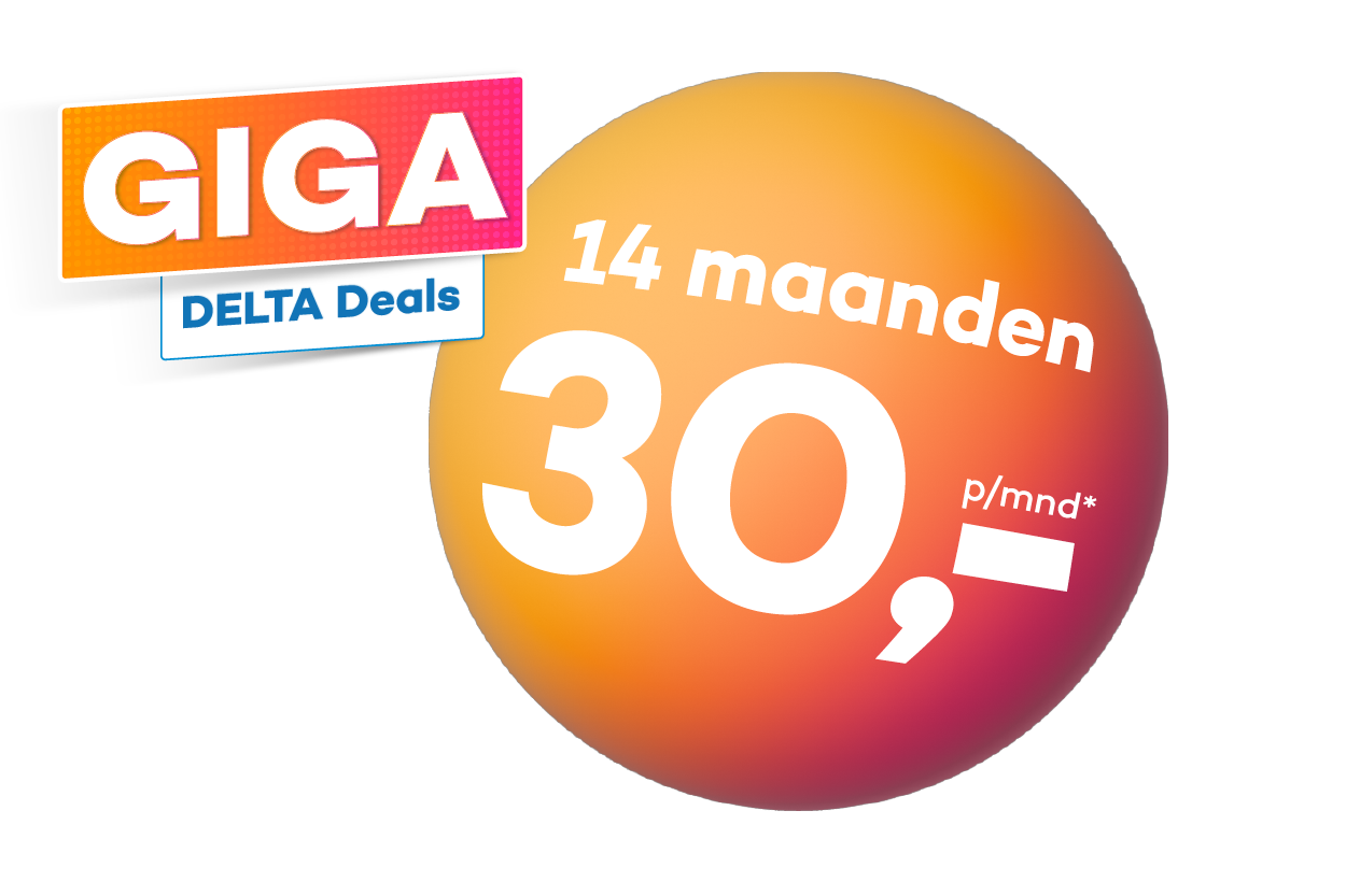 1 Gig Glasvezel + TV
