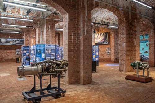 Underground reservoir and information boards