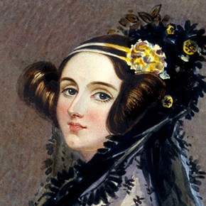 Portrait of Ada Lovelace, daughter of Lord Byron