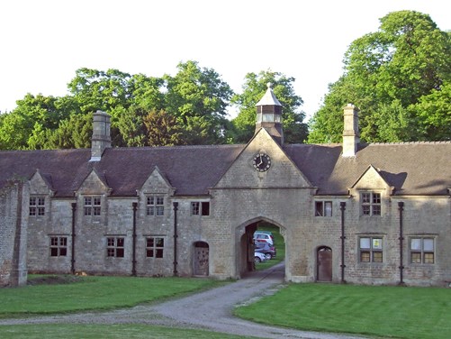 Annesley Hall on a bright sunny day