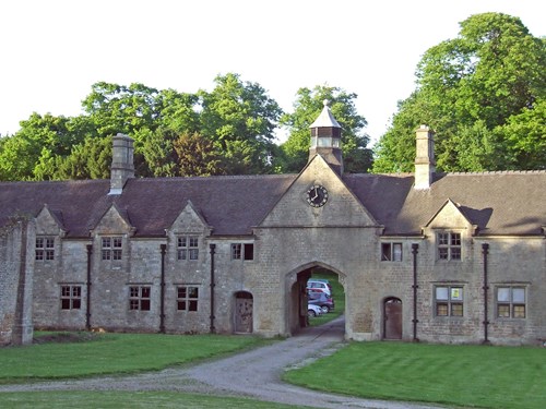 The building of Annesley Hall on a bright sunny day