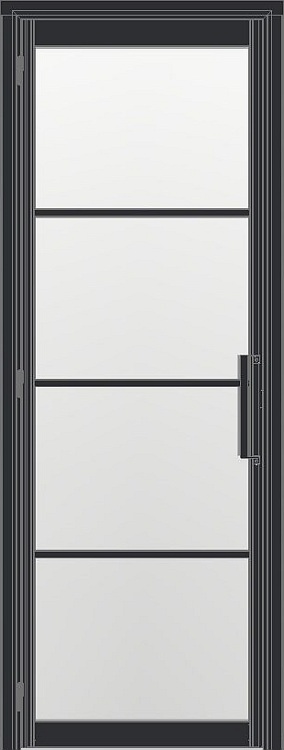 Moodplus Binnendeuren Metalen Draaideur Met Kozijn Zwart | FSC gecertificeerd | Deurengigant.nl product afbeelding