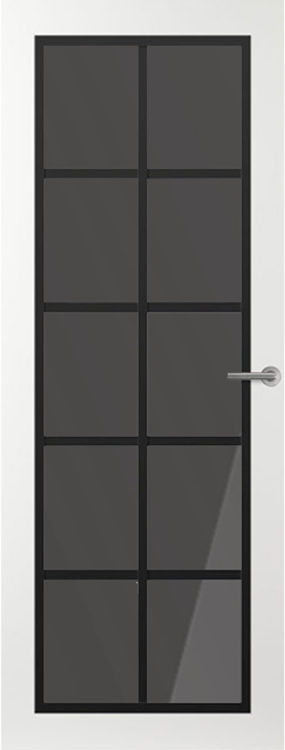 Svedex Binnendeuren Front FR512 Wit Zwart Rookglas | Afgelakt met Svedex Superlak | Deurengigant.nl product afbeelding