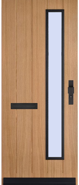 Skantrae Voordeuren SKN 664 EIK | Massief hardhout | Deurengigant.nl product afbeelding