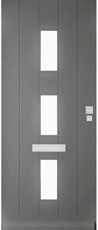 Skantrae Voordeuren SKN 650 Iso satinato glas | Massief hardhout | Deurengigant.nl product afbeelding