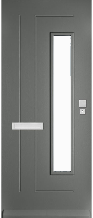 Skantrae Voordeuren SKN 660 Iso satinato glas | Massief hardhout | Deurengigant.nl product afbeelding