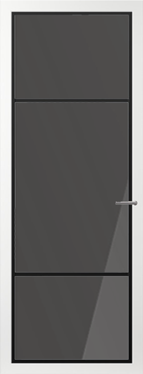 Svedex Binnendeuren Form FM03 zwart Rookglas | Afgelakt met Svedex Superlak | Deurengigant.nl product afbeelding