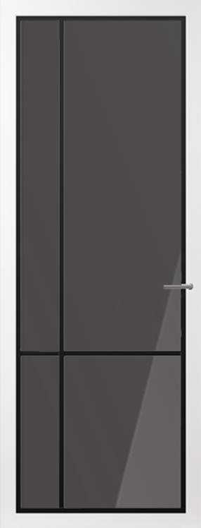Svedex Binnendeuren Form FM05 zwart Rookglas | Afgelakt met Svedex Superlak | Deurengigant.nl product afbeelding