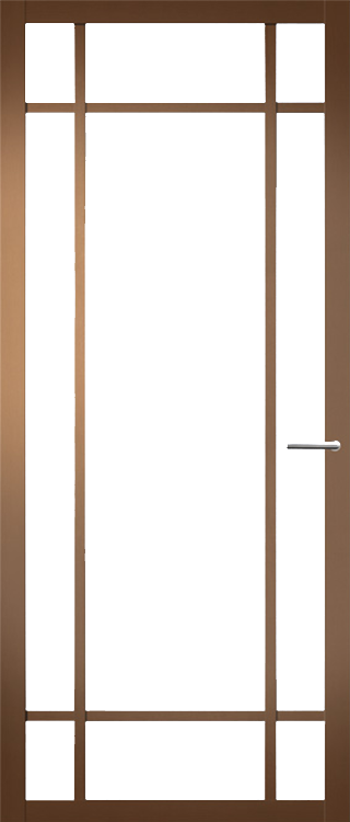 Svedex Binnendeuren NDB907 Metallic Brons Satijnglas | Afgelakt met Svedex Superlak | Deurengigant.nl product afbeelding