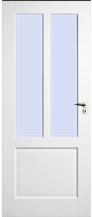 Skantrae Binnendeuren SKS 1240 Blank facet glas | Stijlvolle binnendeur | Deurengigant.nl product afbeelding