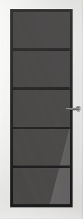 Svedex Binnendeuren Front FR516 Wit Zwart Rookglas | Afgelakt met Svedex Superlak | Deurengigant.nl product afbeelding