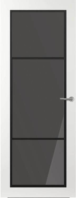 Svedex Binnendeuren Front FR515 Wit Zwart Rookglas | Afgelakt met Svedex Superlak | Deurengigant.nl product afbeelding