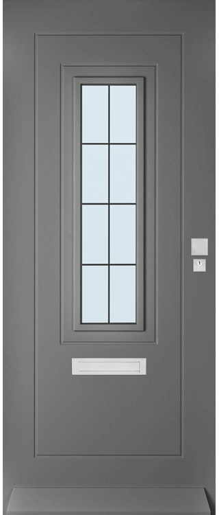 Skantrae Voordeuren SKN 653 Iso glas in lood X | Massief hardhout | Deurengigant.nl product afbeelding