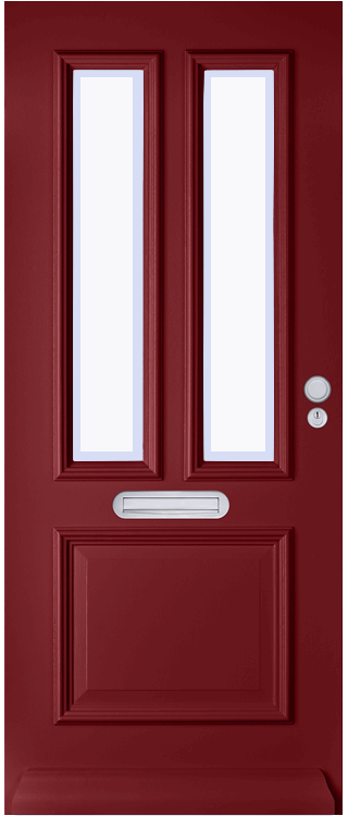 Skantrae Voordeuren SKN 2740 Iso satinato blanke bies glas | Massief hardhout | Deurengigant.nl product afbeelding