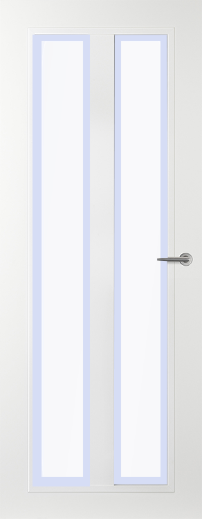 Svedex Binnendeuren Connect CN02 Gezandstraald glas met blanke rand | Afgelakt met Svedex Superlak | Deurengigant.nl product afbeelding