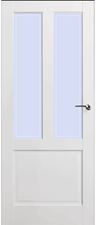 Skantrae Binnendeuren SKS 240 Blank facet glas | Stijlvolle binnendeur | Deurengigant.nl product afbeelding