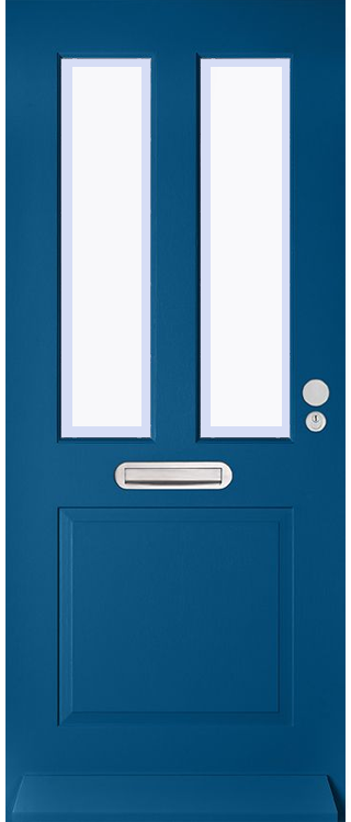 Skantrae Voordeuren SKN 2746 Iso satinato blanke bies glas | Massief hardhout | Deurengigant.nl product afbeelding