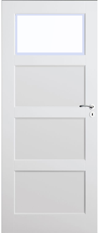 Skantrae Binnendeuren SKS 1235 C1 Satinato facet glas | Stijlvolle binnendeur | Deurengigant.nl product afbeelding