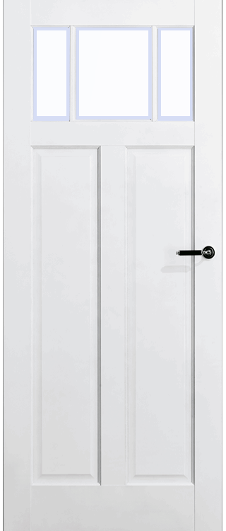 Skantrae Binnendeuren SKS 231 Satinato facet glas | Stijlvolle binnendeur | Deurengigant.nl product afbeelding
